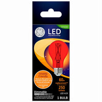 Nocturnal Animal Light Bulb, A19, Red, 8-Watts, 250 Lumens