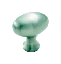 Amerock  Allison  Oval  Cabinet Knob  1-1/4 in. Dia. 1-3/16 in. Satin Nickel  2 pk