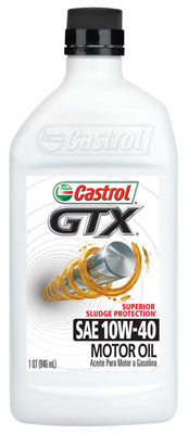 Castrol 06146 1 Quart Sae 10/40 Castrol Gtx Drive Hard Motor Oil (Pack of 6)