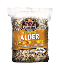 Barbeque Wood Flavors  Alder  Wood Smoking Chips  192 cu. in. (Pack of 12)