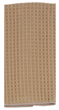 Kay Dee A8775 16 X 24 Taupe Microfiber Waffle Towel (Pack of 6)