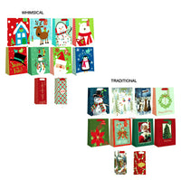 Valvue Christmas Gift Bags, 10-Pk. (Pack of 12)