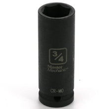 SAE Deep Impact Socket, 6-Point, 1/2-In. Drive, 3/4-in.