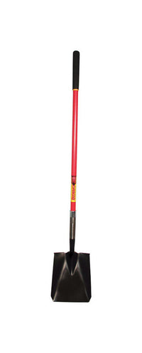 Razor-Back Steel blade Fiberglass Handle 9.5 in.   W X 59.25 in.   L Square Point Shovel