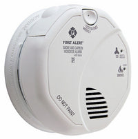 Smoke & Carbon Monoxide Photoelectric Alarm, Hardwired w/Battery Backup, Voice Alert