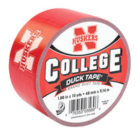 Duck College Duct Tape High Performance 10 Yd. Nebraska