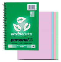 Roaring Spring Paper Company 12310 5" X 7" Multi Colored Paper College Ruled Personal Notebook