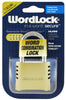 Wordlock 3-3/4 in. H X 1-5/16 in. W X 5-7/8 in. L Brass 4-Dial Combination Padlock