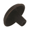 Amerock  Sterling Traditions  Round  Cabinet Knob  1-1/4 in. Dia. 7/8 in. Oil Rubbed Bronze  1 pk