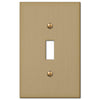 Amerelle Elan Brushed Bronze 1 gang Die-Cast Metal Toggle Wall Plate 1 pk