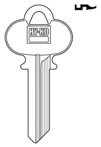 Hy-Ko Home House/Office Key Blank EL1 Single sided For Elgin Locks (Pack of 10)