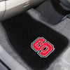 North Carolina State University Embroidered Car Mat Set - 2 Pieces