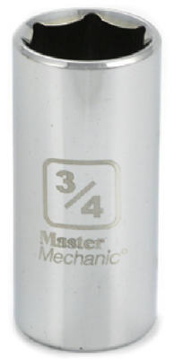 3/8-Inch Drive 3/4-Inch 6-Point Deep Well Socket