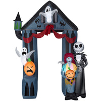 Disney  Airblown  Nightmare Before Christmas  Lighted white  Halloween Inflatable  107.87 in. H x 33.07 in. W