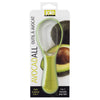 Joie 32222 8.75 X 4 X 0.75 Green & Clear Avocadall 3-In-1 Avocado Prep Tool