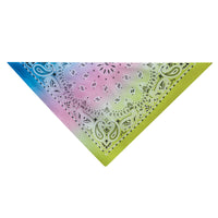 Aria Green/Blue Paisley Bandana