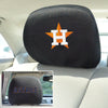 MLB - Houston Astros Embroidered Head Rest Cover Set - 2 Pieces