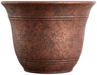 Akro Mils SRA10001P05 10" Rustic Redstone Sierra Planter (Pack of 4)