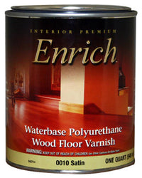 Woodsman Polyurethane Varnish, Water-Based Satin, 1-Qt.