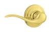 Kwikset Tustin Polished Brass Dummy Lever Left Handed