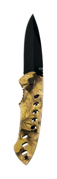 Wilmar  Northwest Trail  Camouflage  Stainless Steel  7-3/4 in. Folding Knife