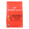 Wedderspoon Drops - Organic - Manuka - 15+ - Ginger - 4 oz