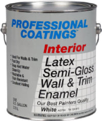 Professional Coatings Good Gallon Off White Semi-Gloss Latex Paint (Pack of 2)