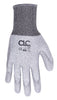 CLC Unisex Dipped Cut Resistant Gloves Gray XL 1 pair