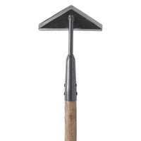 Flexrake Heavy Grade Steel Hand Finished Nostalgic Triangle Weeding Hoe with 54 in. Oak Handle