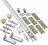 National Hardware White Steel Folding Door Hardware Set 1 pk