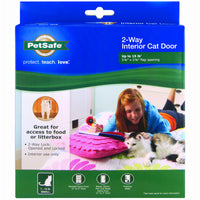 PetSafe 7-7/8 in.   H X 7-1/2 in.   W Plastic 2-Way Locking Pet Door