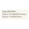 Organico Bello Tomatoes - Organic - Chopped - Case of 12 - 14.28 oz