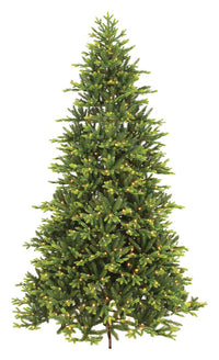 Celebrations 6-8 ft. Queensland LED 900 lights Kingswood Fir Color Changing Hinged Tree