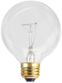 Vanity Globe Light Bulb, Clear, 40-Watts (Pack of 12)