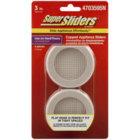 SuperSliders Tan Assorted in. Push-On Felt Heavy Duty Glide 4 pk