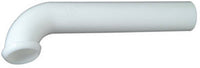 Lavatory Drain Wall Tube, White Plastic, 1-1/4 x 7-In.