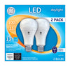 GE A21 E26 (Medium) LED Bulb Daylight 100 Watt Equivalence 2 pk