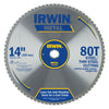 Irwin 14 in.   D X 1 in.   S Steel Circular Saw Blade 80 teeth 1 pk