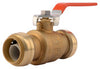 Shark Bite 22223-0000LFA 1" Brass Push-Fit Ball Valve