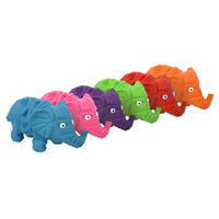 Dog Toy, Latex Elephant, 8-In., Assorted Colors