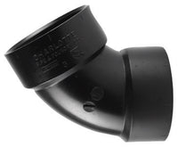 Charlotte Pipe  3 in. Hub   x 3 in. Dia. Hub  ABS  60 Degree Elbow