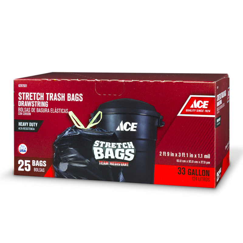 TRASHRAC Trashrac 5 gal Trash Bags Handle Tie 20 pk 0.95 mil