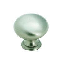 Amerock  Allison  Round  Cabinet Knob  1-1/4 in. Dia. 1-1/8 in. Satin Nickel  1 pk