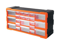 Tactix 6-1/4 in. W X 9-1/2 in. H Storage Bin Plastic 22 compartments Orange