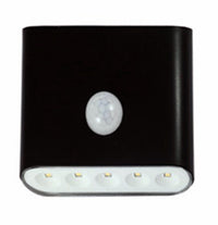 Westek Motion-Sensing Battery Powered LED Black Security Light