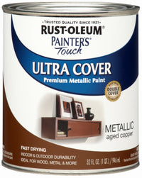 Rust-Oleum  Painters Touch  Aged Copper  Ultra Cover Paint  1 qt. (Pack of 2)