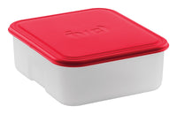 Trudeau 16 oz White Sandwich Box 1 pk