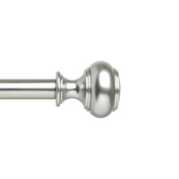 Umbra Dorset Nickel Silver Modern Curtain Rod 36 in. L X 72 in. L