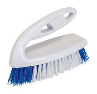 Quickie Original Iron 4 in. W Hard Bristle 5 in. Plastic Handle Scrub Brush