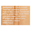 Argo Tea Iced Green Tea - Ginger Twist - Case of 12 - 13.5 Fl oz.